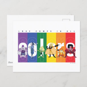 Carte Postale Steven Universe - L'Amour Arrive Dans Toutes Les C
