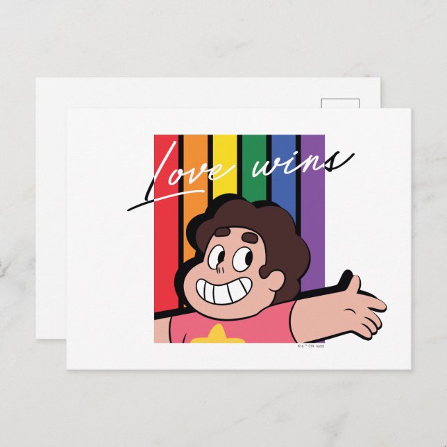 Carte Postale Steven Universe - L'amour gagne (Devant / Derrière)
