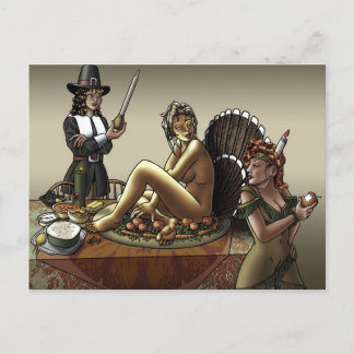 Carte Postale Stick a Fork in Her