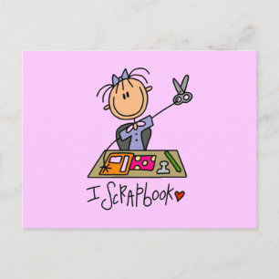 Carte Postale Stick Figure I Chandails et cadeaux