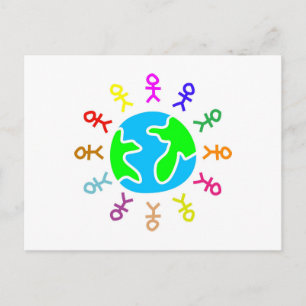 Carte Postale Stick World