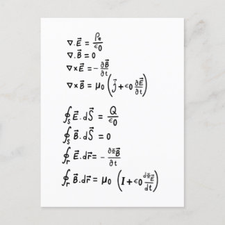 Carte Postale Sticker Carré de la formule physique T-Shirt Invit