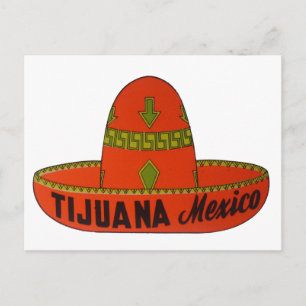 Carte Postale Sticker de voyage Tijuana