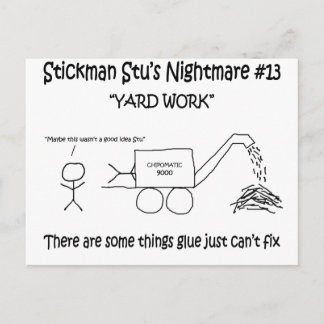Carte Postale Stickman Stu Nightmare #13