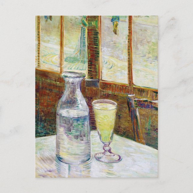 Carte Postale Still Life avec Absinthe Vincent van Gogh peinture (Devant)