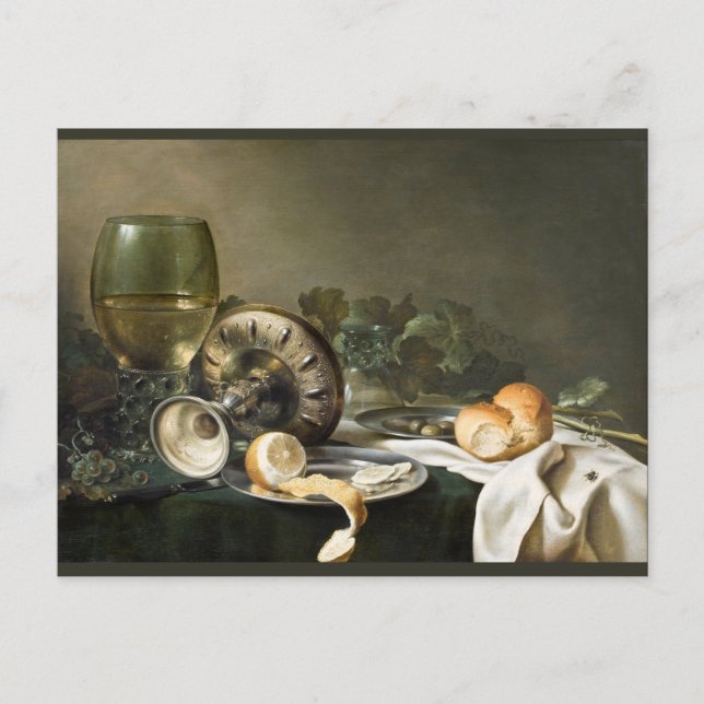 Carte Postale Still Life par Willem Claeszoon Heda (Devant)