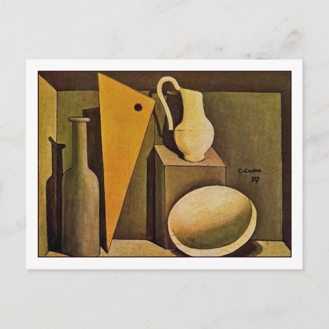 Carte Postale Still Life Team par Carlo Carra Fine Art (Devant)