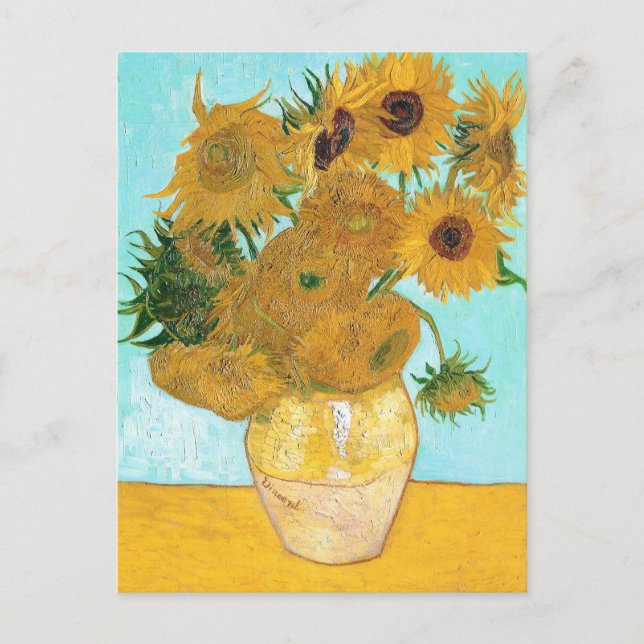 Carte Postale Still Life - Vase avec douze tournesols van Gogh (Devant)
