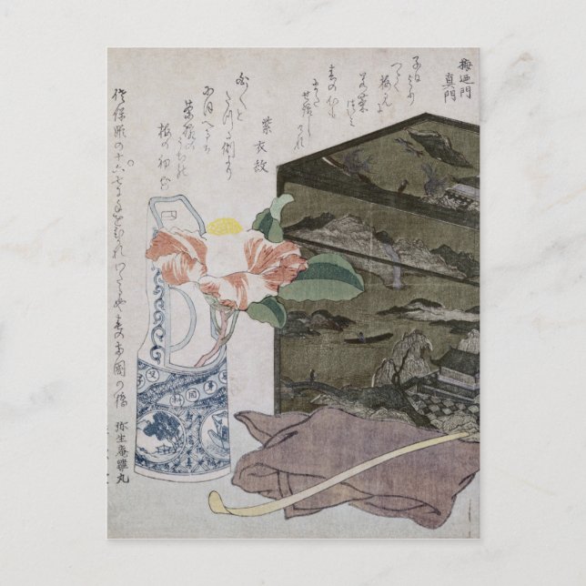 Carte Postale Still Life with a Camelia, c.1820 (Devant)