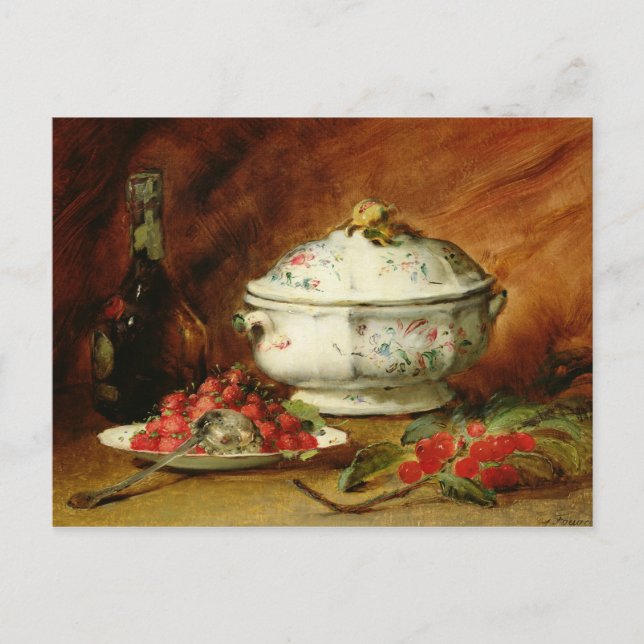 Carte Postale Still Life with a Soup Tureen (Devant)