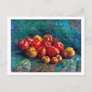 Carte Postale Still Life with Apples de Vincent Van Gogh