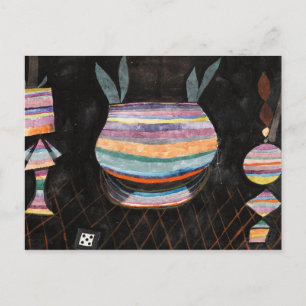 Carte Postale Still Life with Dice, 1923 par Paul Klee