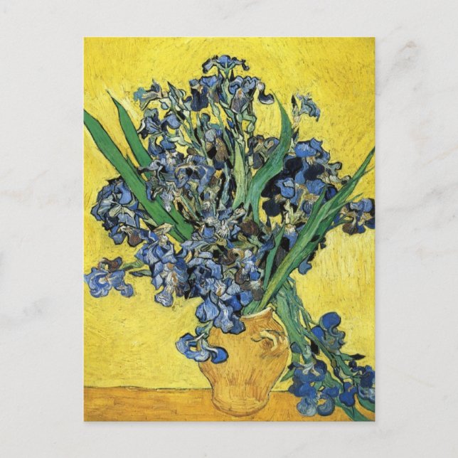Carte Postale Still Life with Irises par Vincent Van Gogh (Devant)