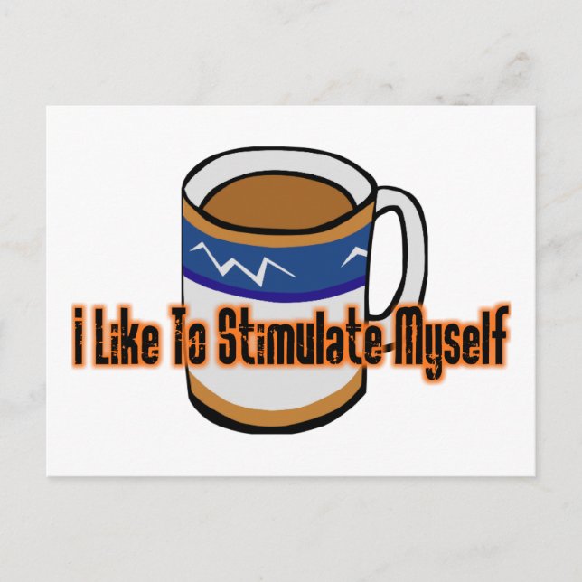 Carte Postale Stimulation du café (Devant)
