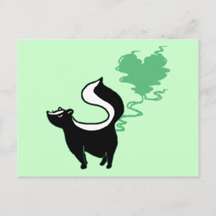 Carte Postale Stinky Love Skunk