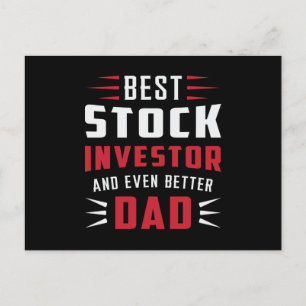 Carte Postale Stock Stock de marché Investisseur Bull Trader