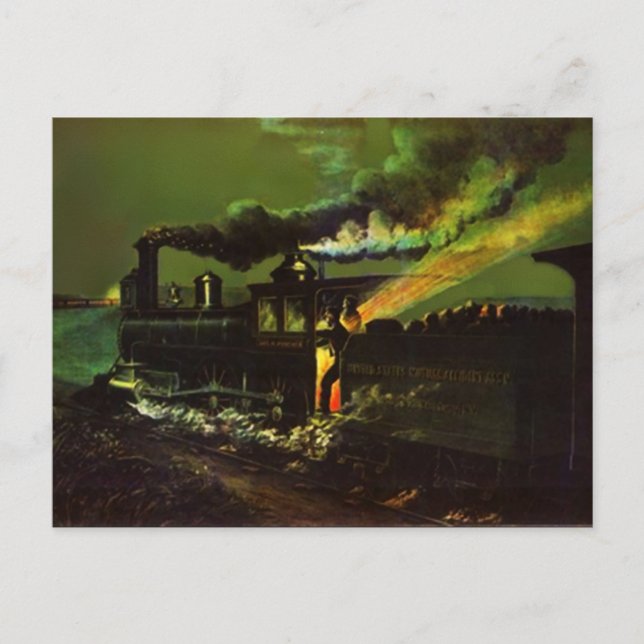 Carte Postale Stocker le cheval de fer ~ Minuit Train POSTCARD (Devant)