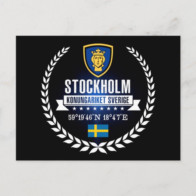 Carte Postale Stockholm (Devant)