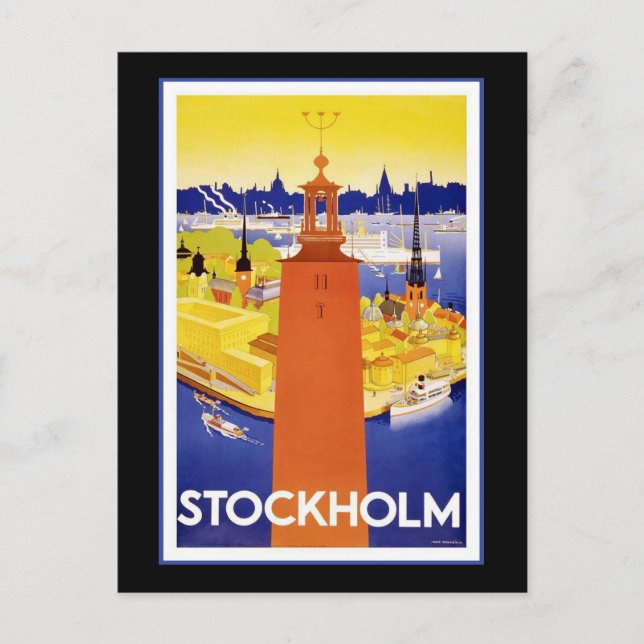 Carte Postale Stockholm (Devant)