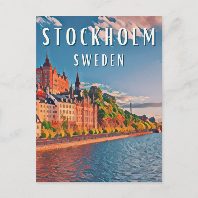 Carte Postale Stockholm, la capitale scandinave des musées (Devant)
