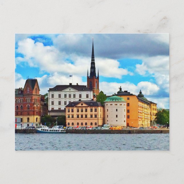 Carte Postale Stockholm, Suède (Devant)