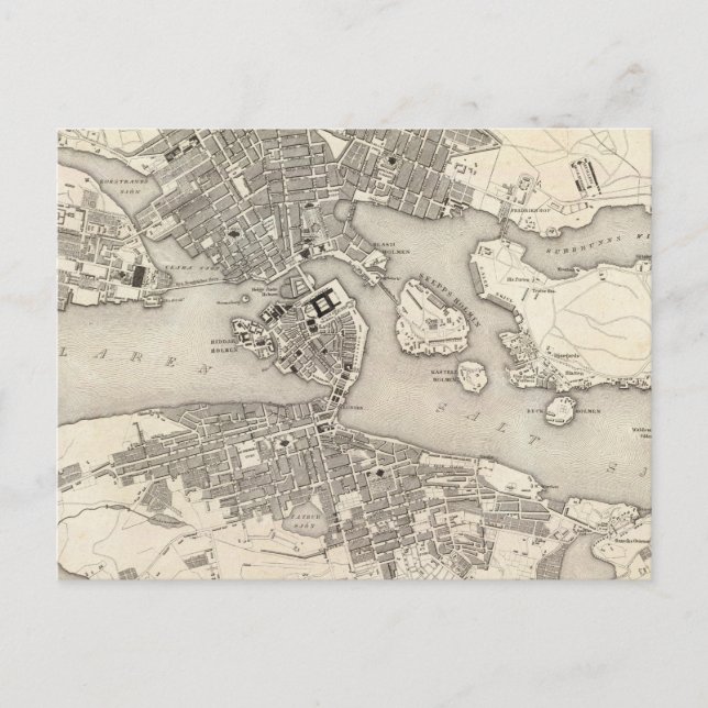 Carte Postale Stockholm, Suède (Devant)