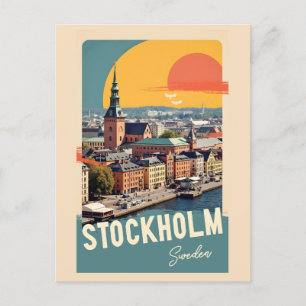 Carte Postale Stockholm Suède
