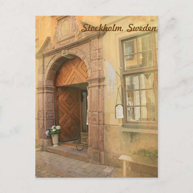 Carte Postale Stockholm, Suède (Devant)