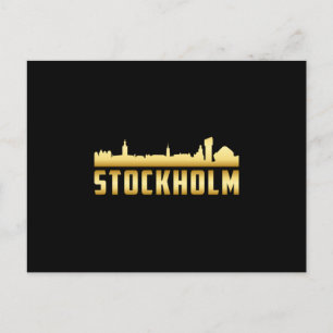 Carte Postale Stockholm Suède City Skyline Ville Ville Cadeau am