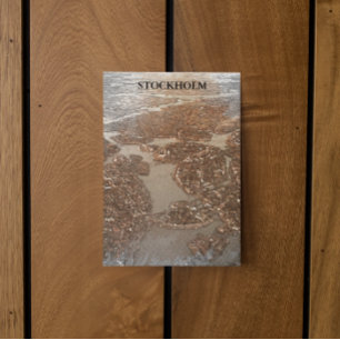 Carte Postale Stockholm Suède City View Sky