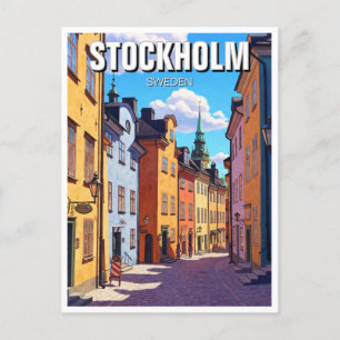 Carte Postale Stockholm Suède Voyages
