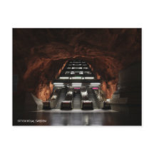 Stockholm Underground I avec nom de ville