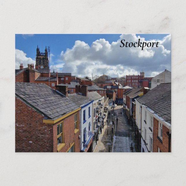 Carte postale Stockport (Devant)