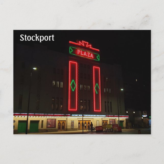 Carte Postale Stockport Plaza (Devant)