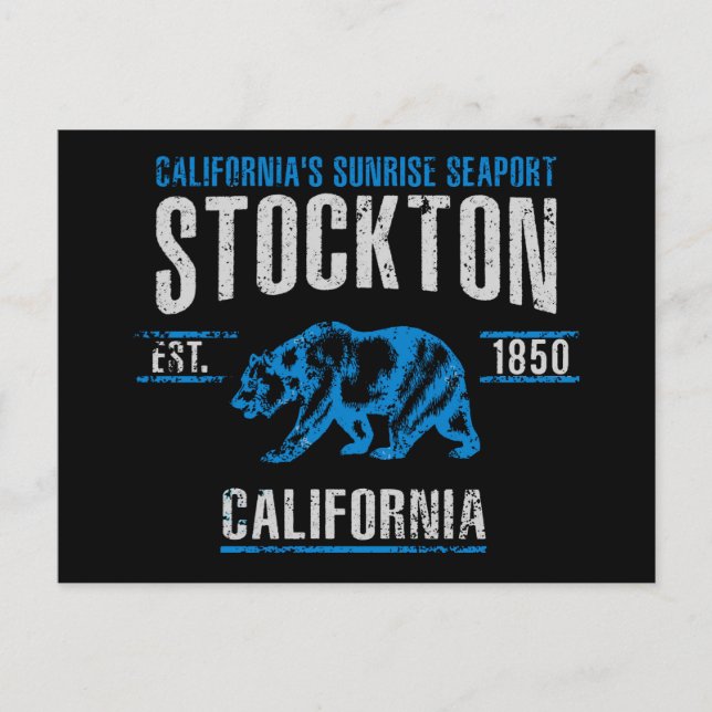 Carte Postale Stockton (Devant)