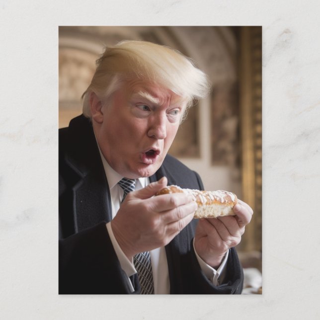 Carte Postale Stollen Pain Trump Plaisanter (Devant)