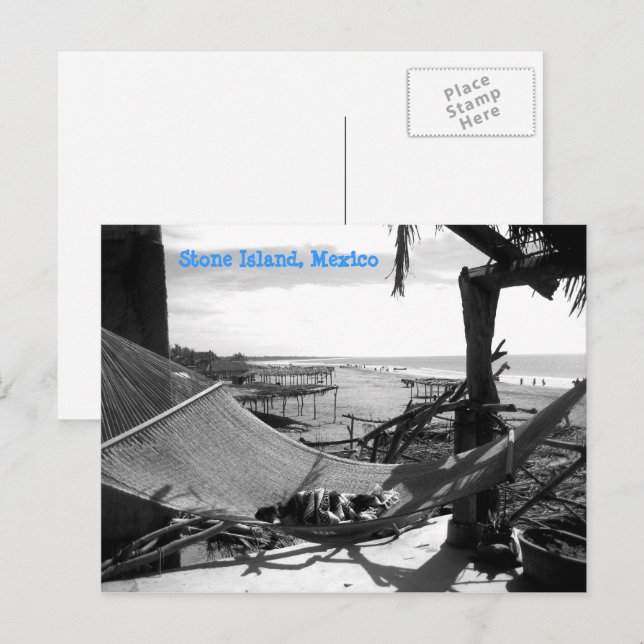 Carte Postale Stone Island Hammock (Devant / Derrière)