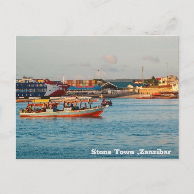 Carte Postale Stone Town, Zanzibar Africa Postcard (Devant)