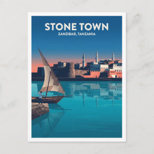 Carte Postale Stone Town, Zanzibar Tanzanie Souvenir