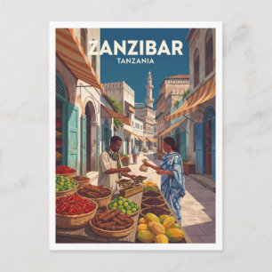Carte Postale Stone Town, Zanzibar Tanzanie Voyage