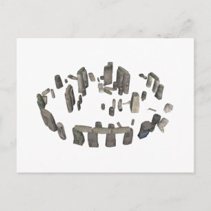 Carte Postale Stonehenge : Modèle 3D :