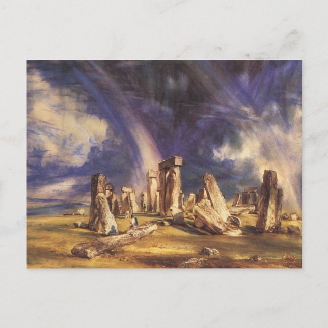Carte Postale Stonehenge - par : John Constable (Devant)