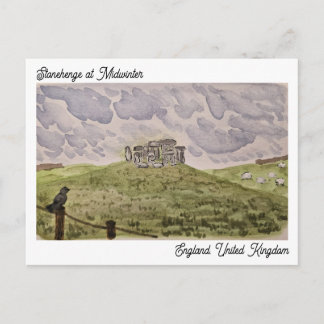 Carte Postale Stonehenge Postcard