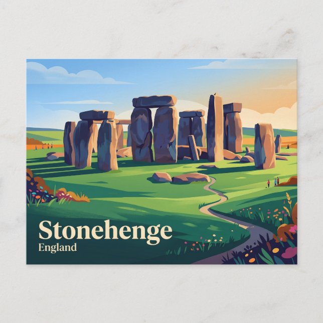 Carte Postale Stonehenge Royaume-Uni (Devant)