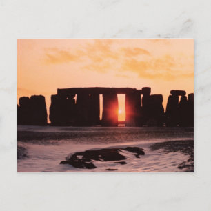 Carte Postale Stonehenge, Solstice d'hiver