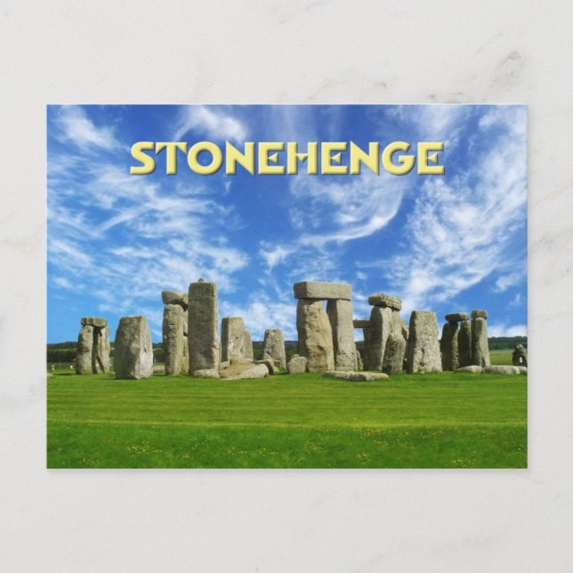 Carte Postale Stonehenge, Wiltshire, Angleterre (Devant)