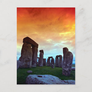 Carte Postale Stonehenge, Wiltshire, Angleterre