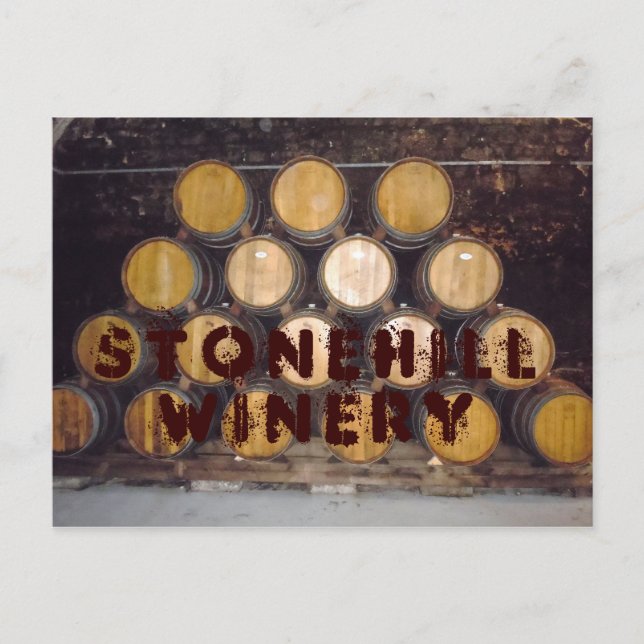 Carte Postale Stonehill Winery (Devant)