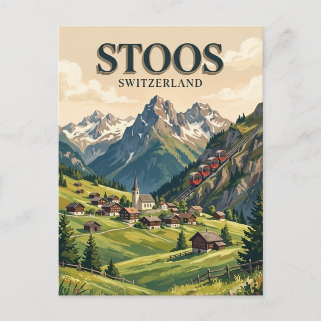 Carte Postale Stoos Suisse (Devant)