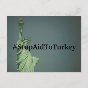 Carte postale #StopAidToTurkey